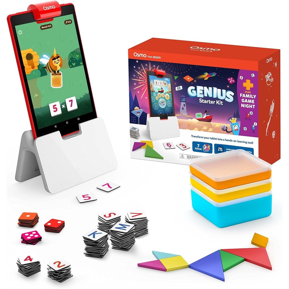 Osmo Genius Starter Kit +‎ Family Game Night 7 Games for Amazon Fire Tablet